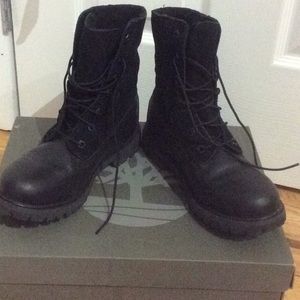 Timberland women black boots